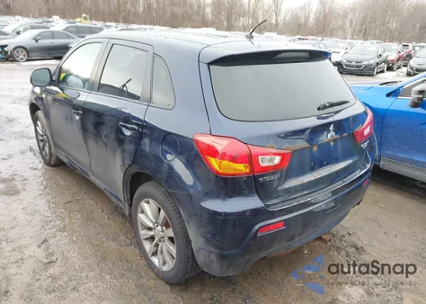 2011 Mitsubishi Outlander Sport Se from USA, damaged, VIN JA4AR4AUXBZ019618
